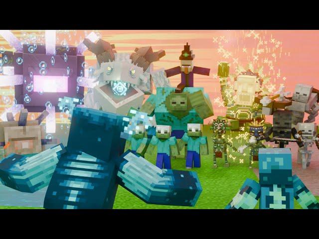 Warden vs Minecraft (MINECRAFT MOVIE)  -EPIC FIGHTS- Season 3