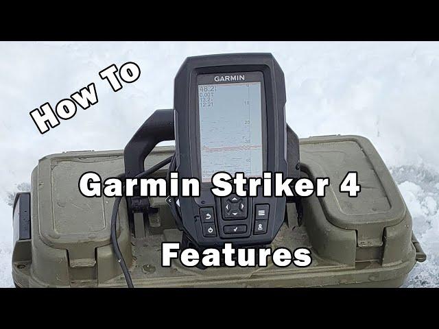 How to Use a Garmin Striker 4 - Features