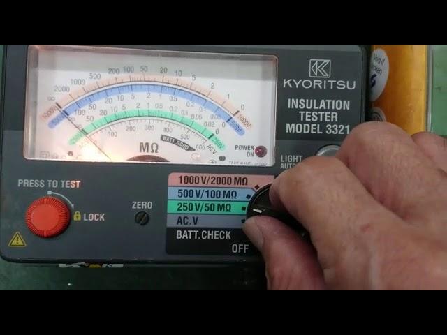 Kyoritsu 3321 Tester Repair and Calibration by Dynamics Circuit (S) Pte. Ltd.