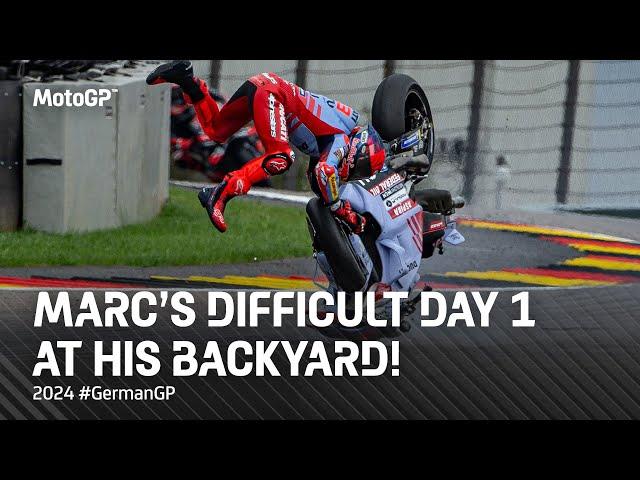 Marquez' bumpy Friday at the Sachsenring!  | 2024 #GermanGP