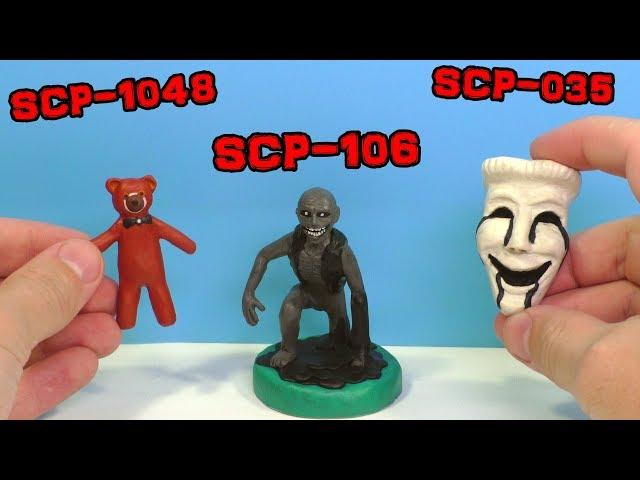 HOW TO MAKE SCP-106 SCP-035 and SCP-1048  with Clay | TUTORIAL