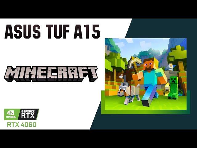 RTX 4060 Laptop | MINECRAFT | RAY TRACING ON VS OFF | ASUS TUF A15