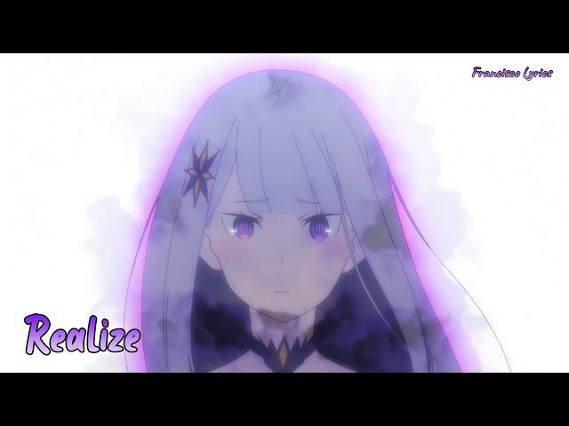 『Lyrics AMV』 Re:Zero Season 2 OP Full 「Realize - Konomi Suzuki」