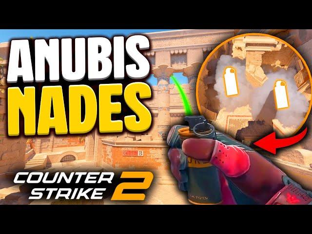 CS2 Anubis Nades That EVERYONE SHOULD KNOW!