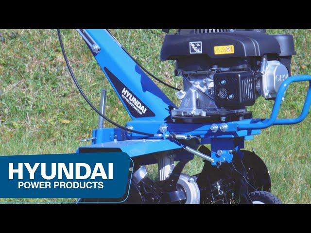 Hyundai HYT150 150cc Petrol Powered Garden Tiller / Rototiller by Hyundai