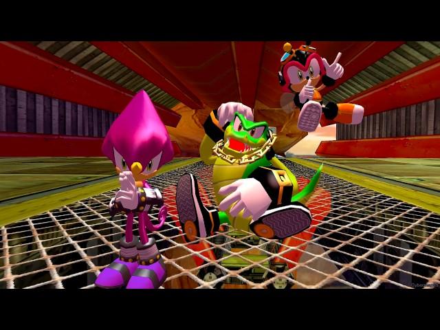 Sonic Heroes - Team Chaotix - Part 4 - Rail Canyon / Bullet Station - Egg Albatross