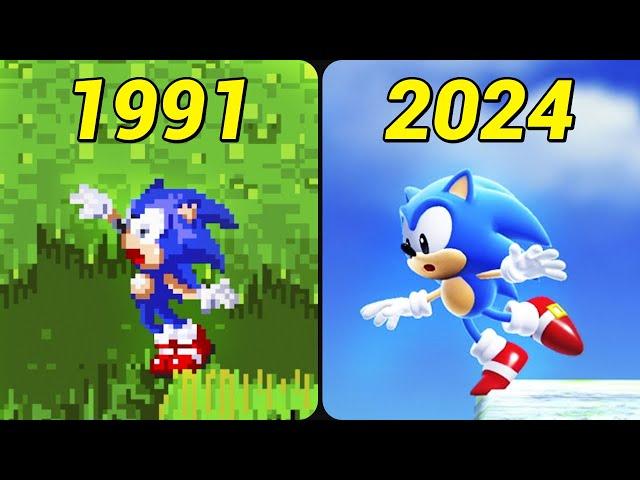 The evolution of SONIC balancing itself out (1991-2024)