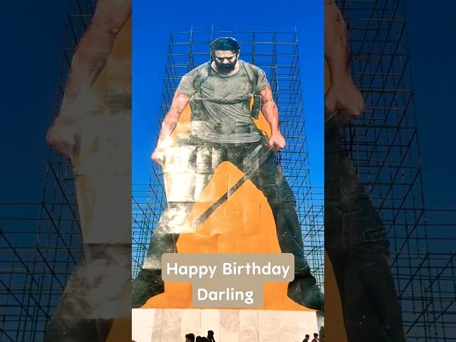 Tallest Cut out of #salaara #happyBirthdayDarling #prabhasfans #hyderabad