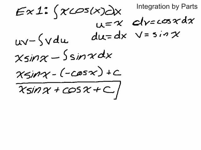 Calc BC - Integration by Parts - Part 1