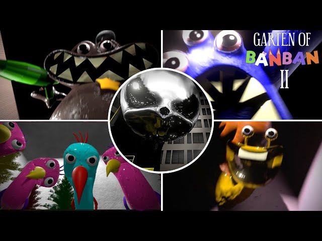 Garten of BanBan 2 - ALL NEW Monsters JUMPSCARES