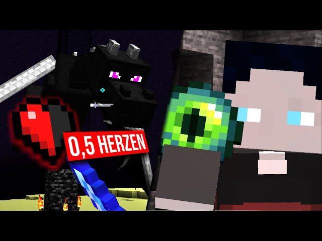 Minecraft mit 0,5 HERZEN durchspielen