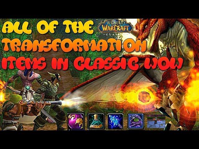 Every Transformation Item in Classic World of Warcraft