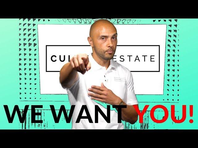 WE WANT YOU!! WELCOME TO CULTURE ESTATE