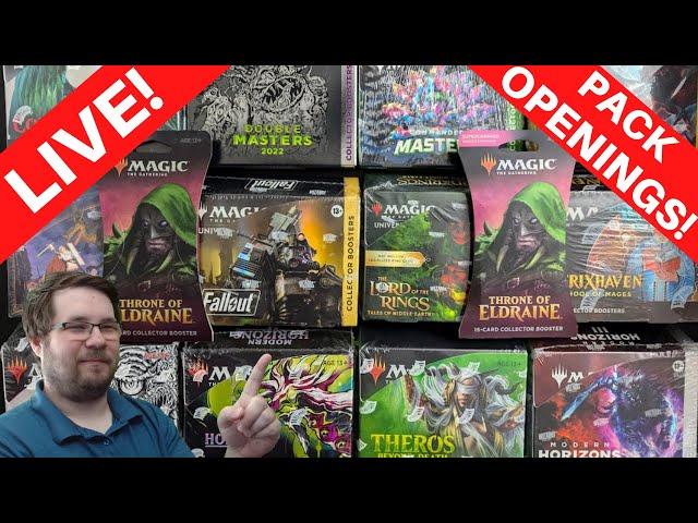 LIVE! MTG Rip & Ship w/ Lance | Old Packs Return! MMA, DOM, DKA, WAR, BLB, PIP & More #MTG 8/26