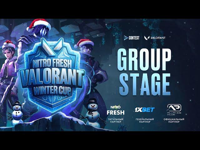 NITRO FRESH VALORANT WINTER CUP | GROUP STAGE | DAY 1