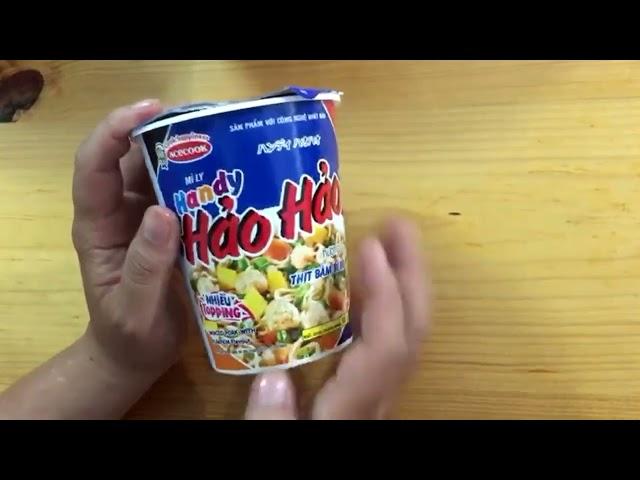 mỳ ly hảo hảo hương vị thịt bằm bí đỏ