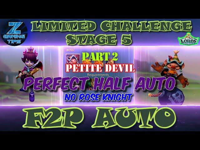 Petite Devil Limited Challenge Stage 5 | Trick vs Tricks Stage 5 (Perfect Half Auto) Tricky Bombs