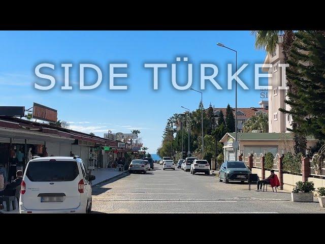 So sieht es HEUTE in Side (Kumköy). Türkei im Winter 2025 #antalya #side #türkei #kumköy