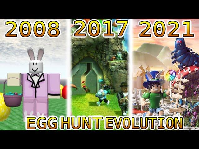 ALL ROBLOX EGG HUNT MEMORIES! (2008 - 2021) (ROBLOX EGG HUNT EVOLUTION!)