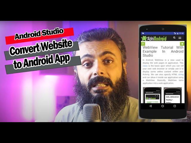 How to Convert Website to Android App in Android Studio