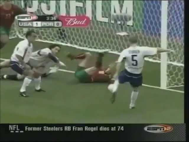 2002 USA vs Portugal - John O'Brien Goal 1