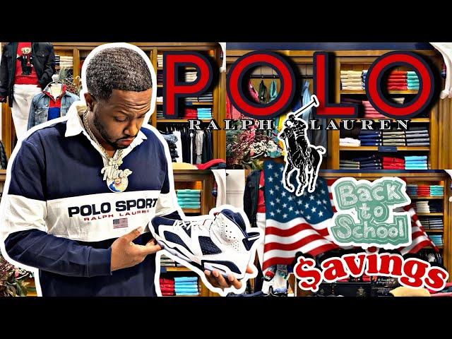 POLO RALPH LAUREN | BACK TO SCHOOL FACTORY OUTLET SALE | HAUL & TRY ON SHOP WITH ME ‼️