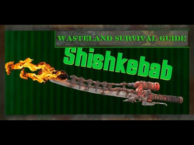 Fallout 4: "Shishkebab" Flaming Sword Rare Weapon Location!