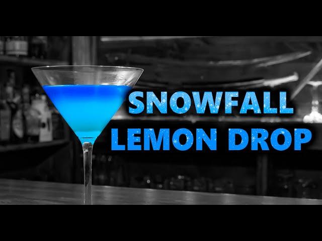 How To Make a Snowfall Lemon Drop Layered Cocktail