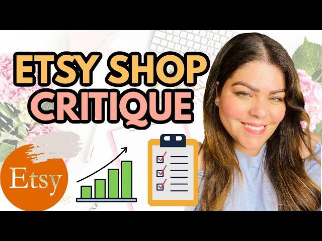 Etsy Shop Critique | Etsy SEO Tips | Etsy Helper