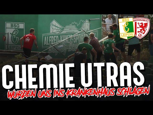 Spieler klettern über Zaun: "Ultras würden uns ins Krankenhaus schlagen!" (BSG Chemie - Greifswald)