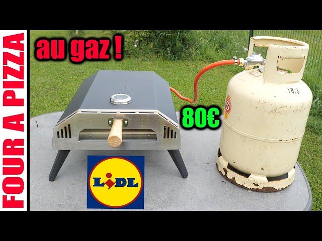 LIDL four à pizza à gaz GRILLMEISTER 4000w 400°c type Ooni Koda 12 pour 80€ !