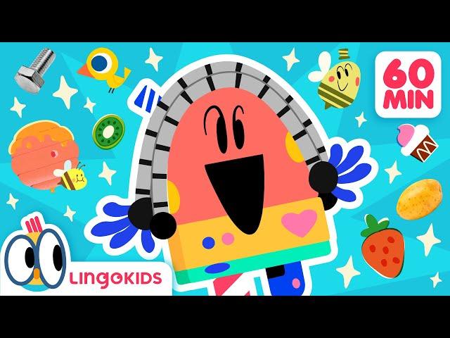 THE BEST OF BABY BOT   Educational Cartoons Compilation | Lingokids