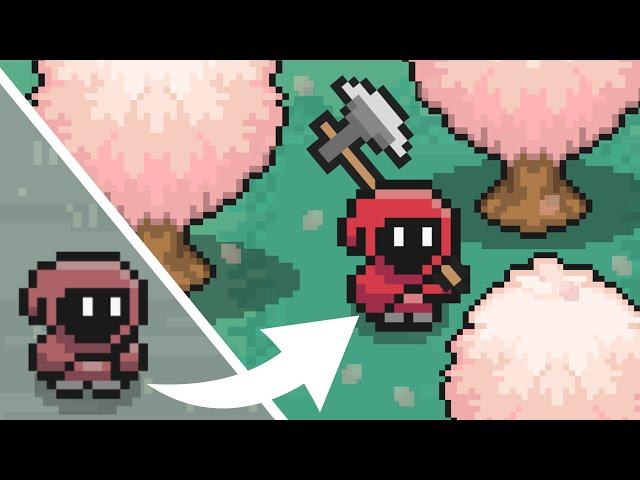 Enhancing my game's pixel art! | Devlog