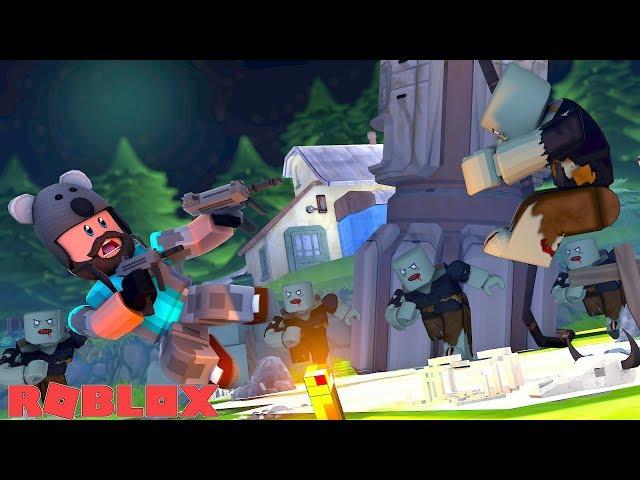 ALIEN VS ZOMBIE ATTACK!! | ROBLOX Zombie Rush