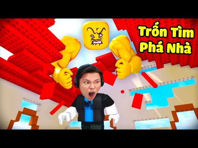 [ROBLOX] JAYGRAY THỬ THÁCH TRỐN TÌM PHÁ NHÀ SIÊU HÀIVUA NOOB TẬP GYM PHÁ NHÀ BẰNG NẮM ĐẤM SAITAMA