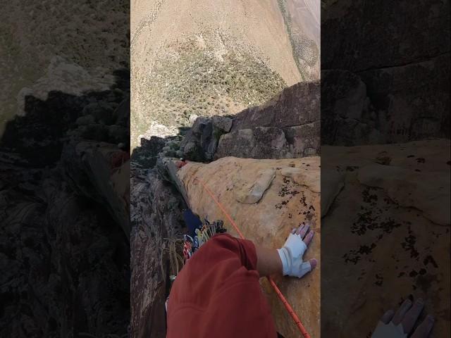 ️ Exposure Warning ️  #rockclimbing #climbing #hikingadventures #hiking #hike #tradclimbing