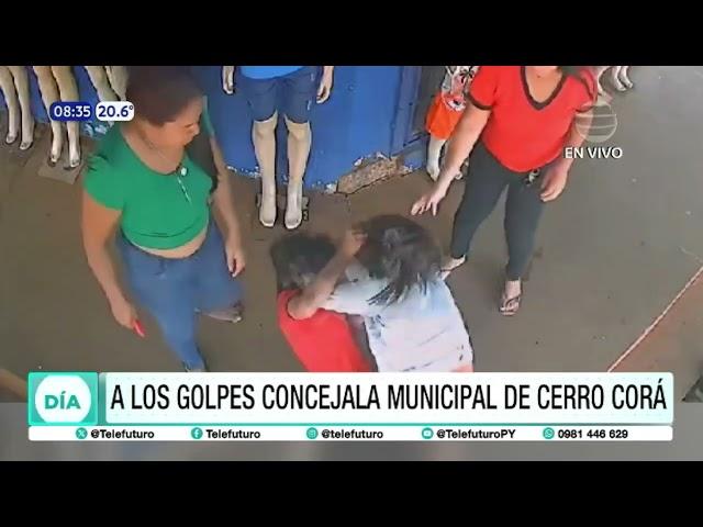 Concejala de Cerro Corá a los golpes con una vendedora