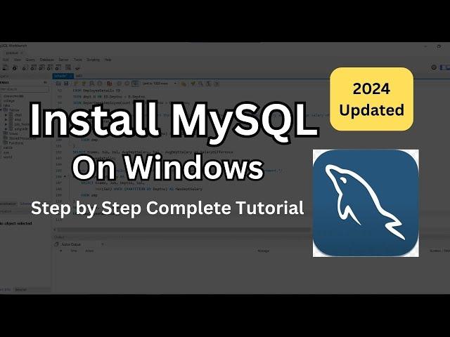 How to install MySQL Server on Windows 10/11 (2024)