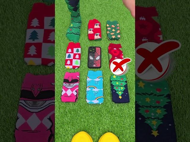 Choose the right pair of Christmas socks  Clean your feet #shorts #satisfying #love