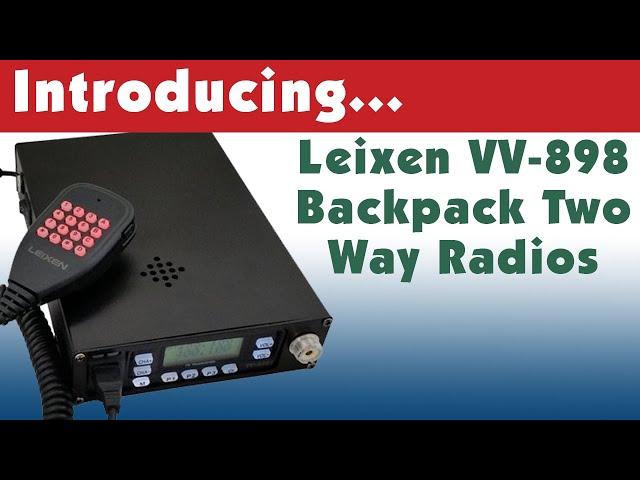 Leixen VV-898 Backpack Two Way Radios