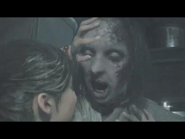 RESIDENT EVIL 2 REMAKE Gameplay - You Are Dead, Claire Redfield, From A Zombie (Ankle Attack)