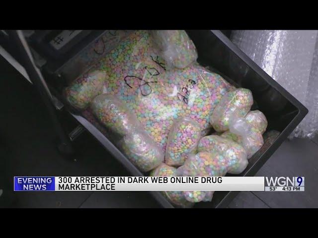 300 nabbed in global crackdown on dark web drug marketplace