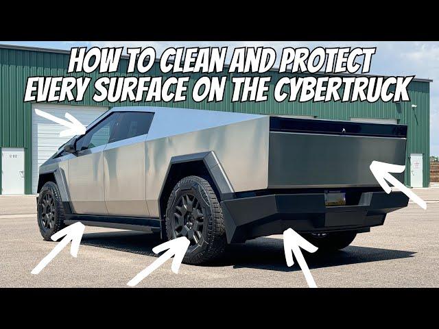 Here’s How I Clean & Protect Every Surface On The Tesla Cybertruck!