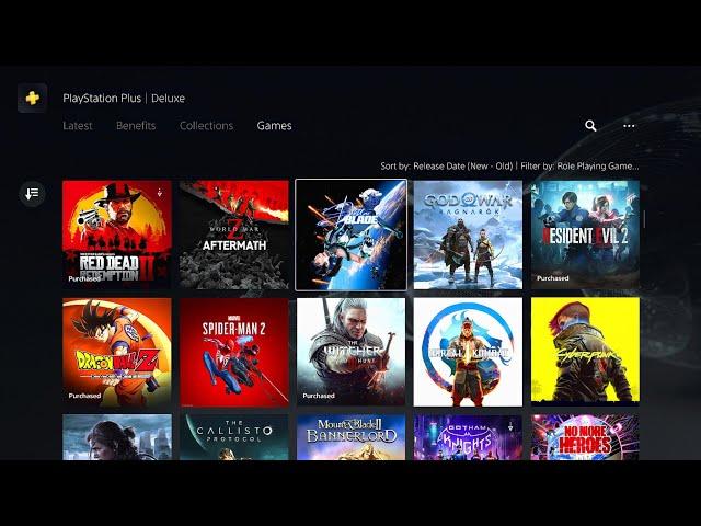 PlayStation Plus Deluxe - All Games List (2024)