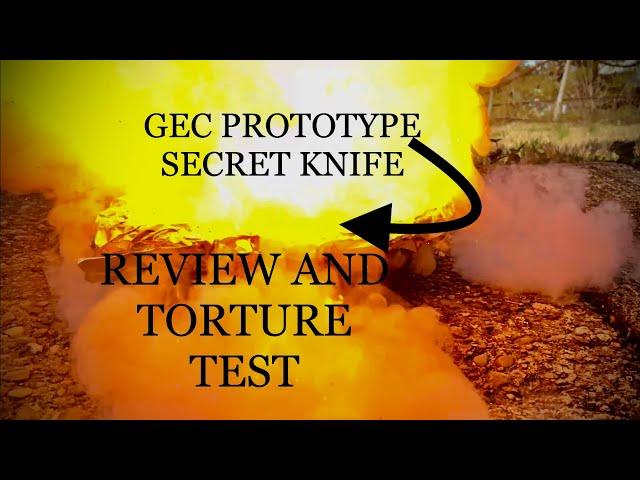 GEC SENT ME A SECRET PROTO KNIFE TO TORTURE TEST!!!