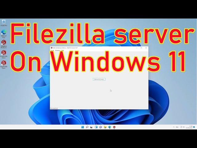 Filezilla server setup