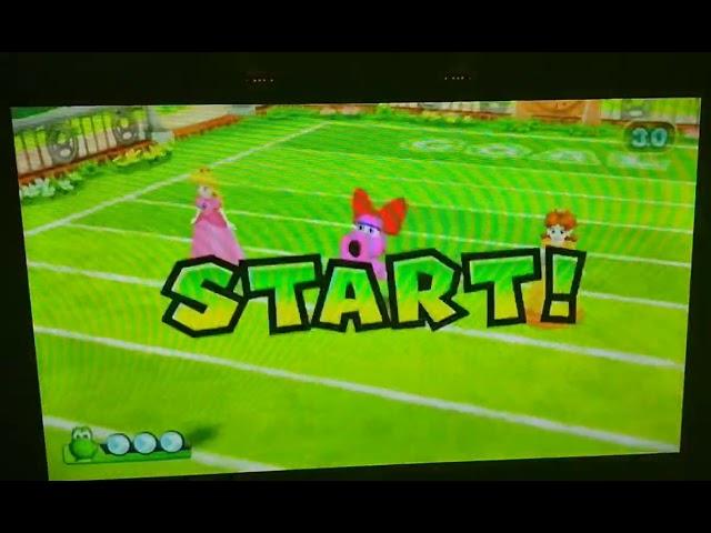 Mario Party 9 - Minigames - Tackle Takedown Gameplay Master COM's Playing as Daisy (Team)