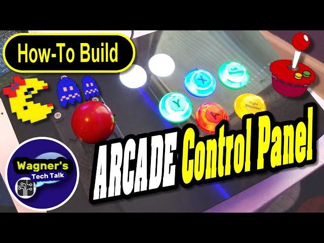 How To: Build a RetroPie ARCADE Joystick + Control Panel - Play those classic RETRO GAMES!