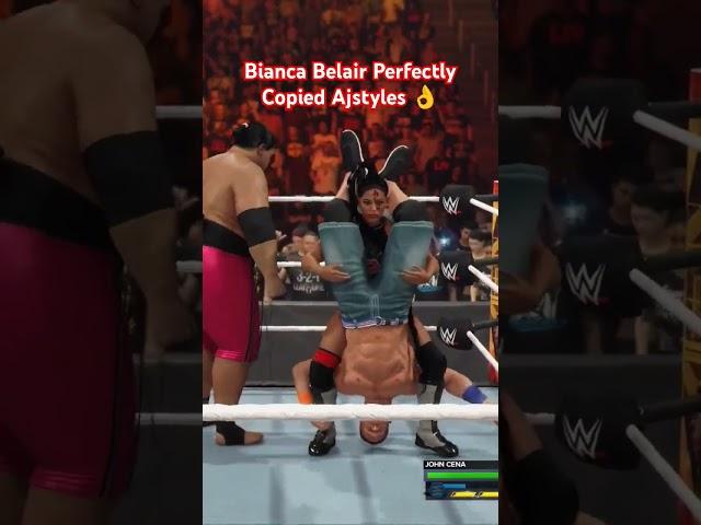 #biancabelair Perfectly Copied #ajstyles #Finisher #JohnCena #johncena #wwe2k25gameplay #wwenxt