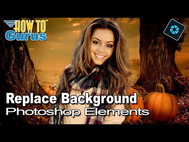 You Can Use Photoshop Elements to Replace Background of a Photo with a Halloween Background